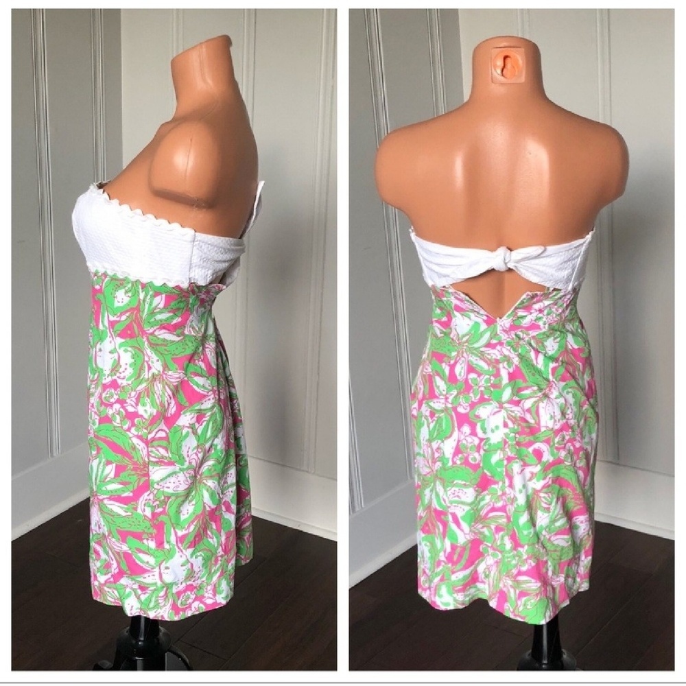 Lilly Pulitzer strapless dress